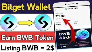 Bitget Wallet Airdrop Earn Bwb Token || Bitget Wallet Airdrop || BWB Airdrop || Bitget Airdrop