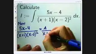 How to integrate by partial fractions