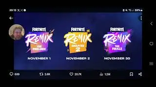Fortnite: REMIX CHAPTER 2 EVENT DETAILS! FINALE ON NOVEMBER 30TH!