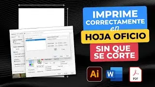 Imprime en hoja oficio sin que se corte (latinoamérica) | Word | Illustrator | PDF