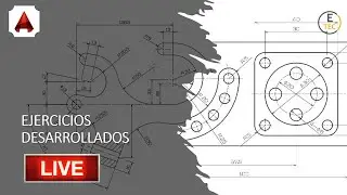 Ejercicios Desarrollados en AutoCAD 