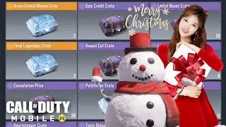 Opening Free Crates This Christmas in #codmobile 🎄