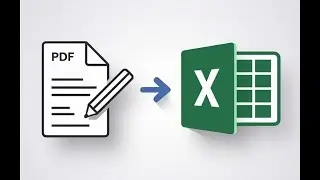 How to Convert a PDF File to a Dynamic Output Data in Excel.