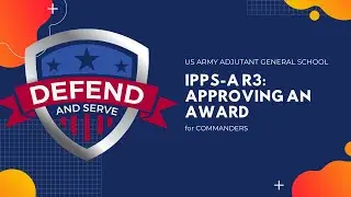 Approve an Award | IPPS-A R3 | Commanders
