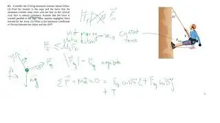 6-61. Contact force and static friction