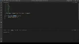 File Extensions -Problem Set 1 (CS50's Introduction to Programming with Python)