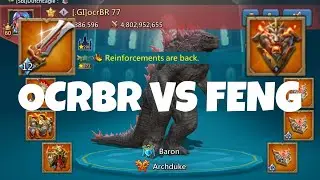 OCRBR VS FENG! - EMPERORS AT WOW - GOD'S VS TITAN AT WAR - Lords Mobile