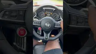 FAST acceleration in the Alfa Romeo Giulia QV 🍀 #alfaromeogiulia #giulia #quadrifoglio #testdrive