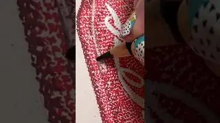 Drawing a Coca-Cola can using only Xs.  Happy National Have A Coke Day!  