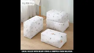 Moisture Proof Dust Proof Waterproof PEVA Clothes Blanket Large Capacity Storage Bag