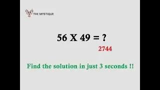 How to find product of any two digit numbers in less than 3 seconds !!