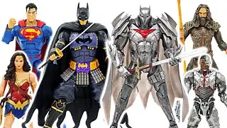 Justice League Batman, Wonder Woman, Aquaman! Defeat the villain Batman Azrael! | DuDuPopTOY
