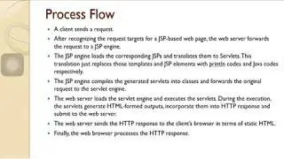 Sec 2.9. Jsp process flow