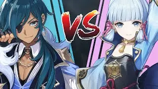 Ayaka VS Kaeya! DIRECT COMPARISON! + Analysis