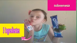 Receita de sobremesa com bolacha Oreo / simples 3 ingredientes