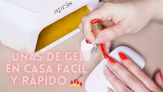 UÑAS DE GEL EN CASA PASO A PASO FÁCIL Y RÁPIDO 💅💖✨
