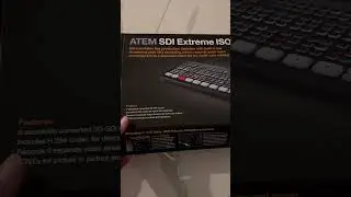 Atem Sdi Extreme unboxing #livestream #technology #atem #blackmagic #video