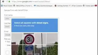 Testing reCAPTCHA using NVDA with the Firefox Browser