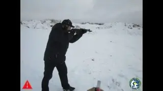 Сайга МК03. Темп и кучность-2. (Test Saiga MK03 on tempo accuracy when shooting.)