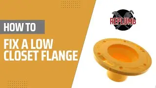 installing an Oatey Set Rite flange extension kit to fix a low closet flange