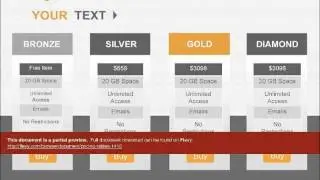 Pricing Tables, Diagrams, & Slides