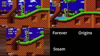 Sonic Origins vs Sonic Forever and Sonic 2 Absolute