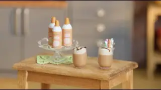 Tiny Frozen Caramel Mocha Latte with Salted Caramel Cold Foam | Tiny Kitchen