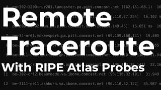Remote Traceroute Tool