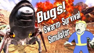 Endless Waves of Communist Bugs? | BUGS Swarm Survival Simulator | Fallout 4 Mod