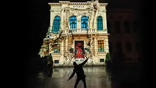 interactive projection mapping – Dancing House
