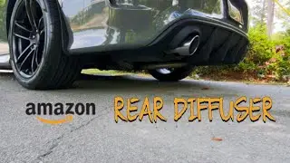 $130 / Installing Amazon Rear Diffuser Dodge Charger / 2015-2020