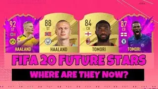 Future stars in Fifa 20 vs Where they are now ?? 😍😳
