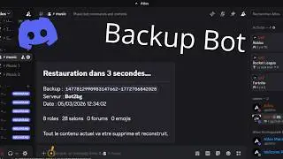 Discord Backup Bot Full Components V2