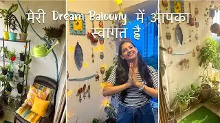 SMALL BALCONY MAKEOVER *AFFORDABLE* *RENTAL FRIENDLY* *LOW EFFORTS* AESTHETIC D’VYA