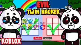 GETTING HACKED IN ADOPT ME BY MY EVIL TWIN BROTHER! (Roblox)