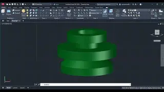 AutoCAD 2024/ 2D+3D / Revolve command Use / Malhotrashab_13