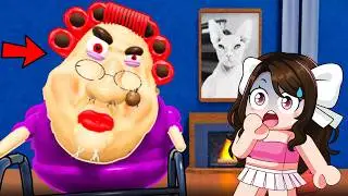 Escape from my GRUMPY GRANDMA in Roblox!!