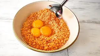 💯 Have you tried lentils and eggs together? 😱 This Result Will Surprise You.😲 The taste is amazing.😋