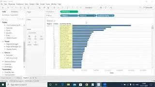 Simple Method to Display Top N Customers Per Region Using Index Function In Tableau