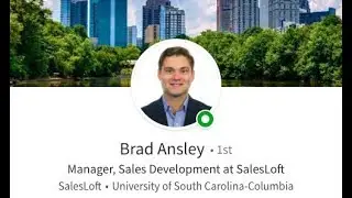 Cole Fox interviews Brad Ansley, BDR Manager of SalesLoft