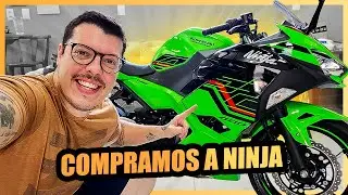 COMPRAMOS UMA KAWASAKI NINJA 2024 IRADA *A MELHOR MOTO ESPORTIVA PARA INICIANTES*