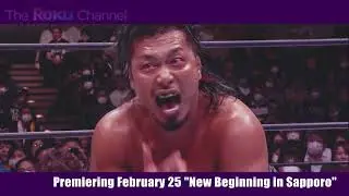 Shingo Takagi vs Hirooki Goto Thursday on The Roku Channel!