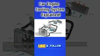 Engine Cooling System Explained in 60 Seconds! #Shorts #CarKnowledge #CoolingSystem #DIYMechanic