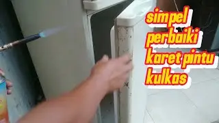 cara perbaiki sendiri pintu kulkas tidak bisa menutup