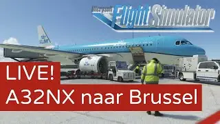 Nour vliegt de FBW A32NX van Manchester naar Brussel in MSFS2020