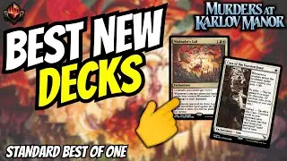 Best NEW Decks for MTG Standard Best of One Karlov Manor