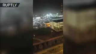 Видео с места беспорядков с участием мигрантов у ТЦ «Москва» в Люблине