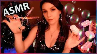 ASMR ✨ Role Play for Men 🎅 Spa, Haircut, Face Care, Massage, Whisper from Ear to Ear