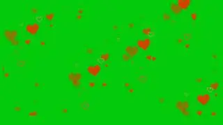 Heart green screen effects | no copyright | use your video and commercial