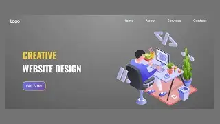 How to make a website using html and css | Landing page | Code Ground